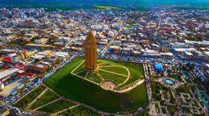 View of UNESCO Tower in Gorgan
