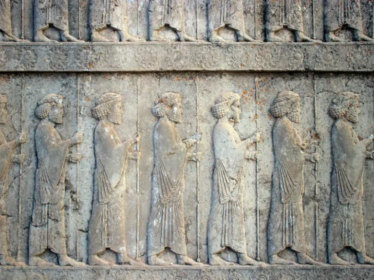 Soldiers in Persepolis